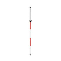 SitePro 8-ft twist-lock prism pole, red/white